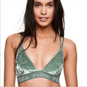 Victoria’s Secret Velvet Triangle Bralette